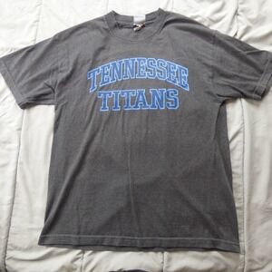 Tennessee Titans Classic Tee Size Large Gray Mens NFL